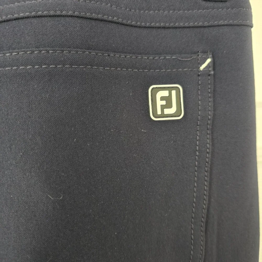 FootJoy Men's Athletic Fit Performance Golf Pants 5 Pocket Navy Blue Size‎ 36x34